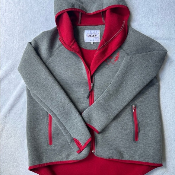 Touch by Alyssa Milano Red Jacket with Gray Lining size M - Picture 3 of 16